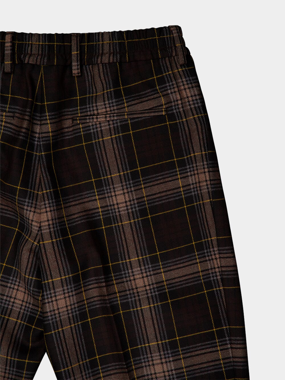 Brown Tartan Trousers - Image 4