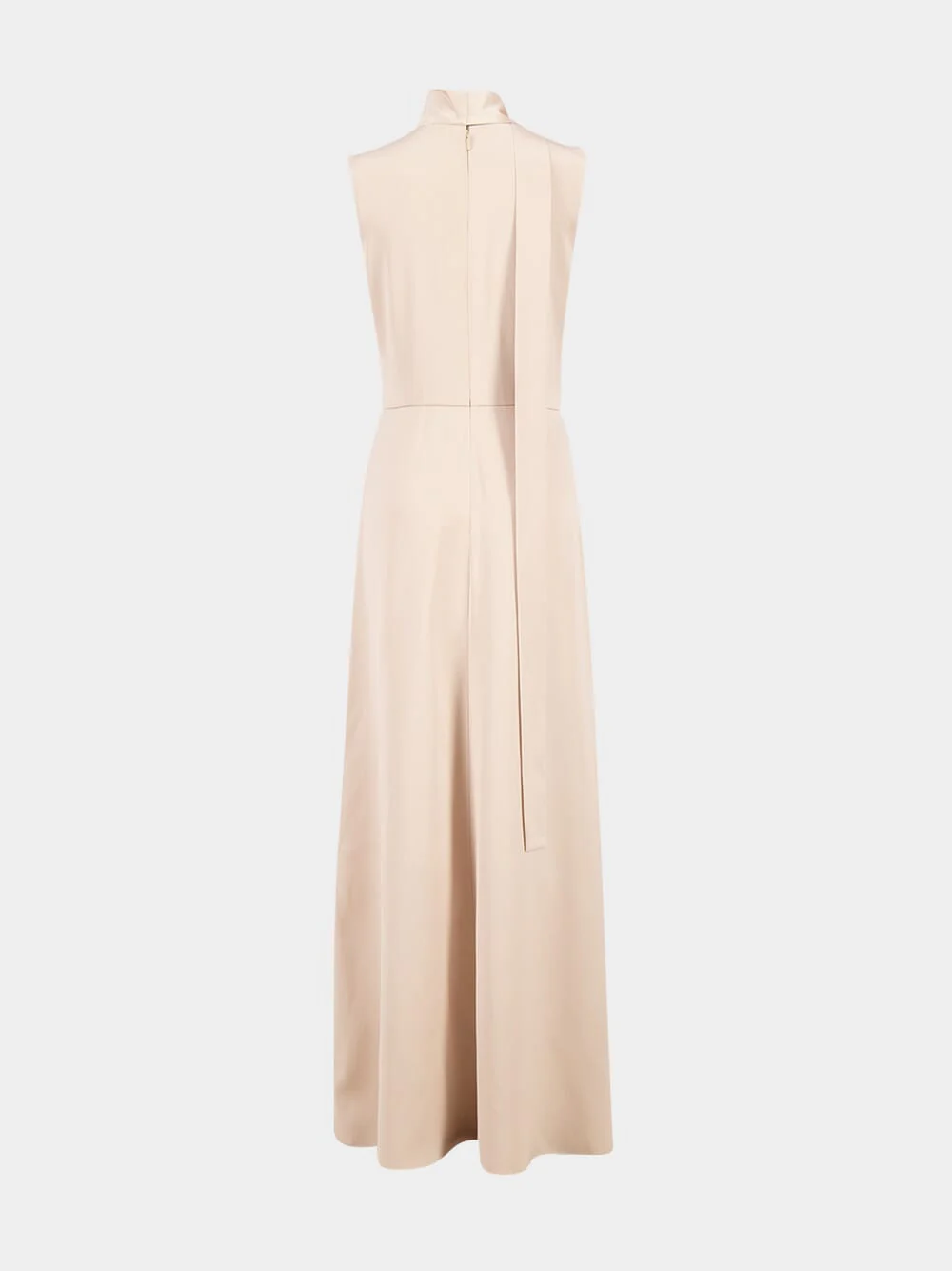 Champagne Silk Long Dress - Image 3