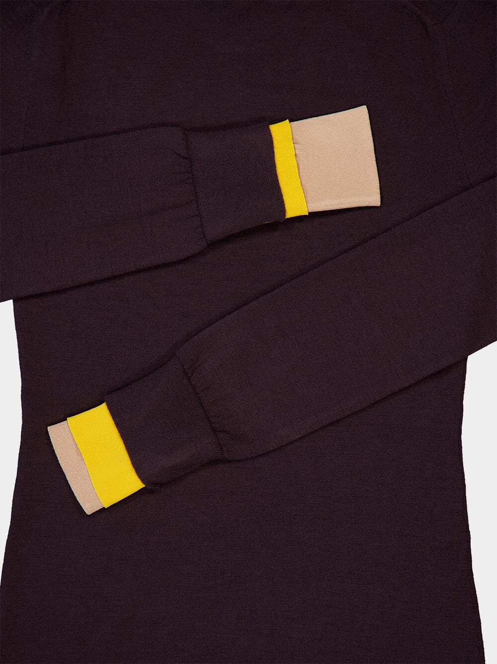 Dark Purple Wool Dress - Image 5