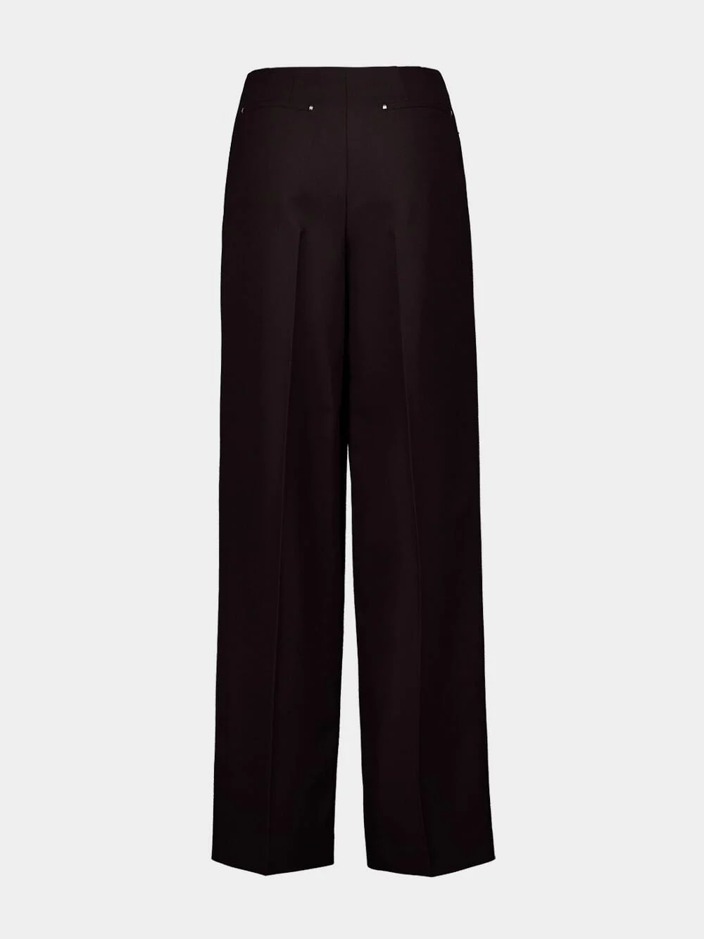 Dark Purple Wool Trousers - Image 2