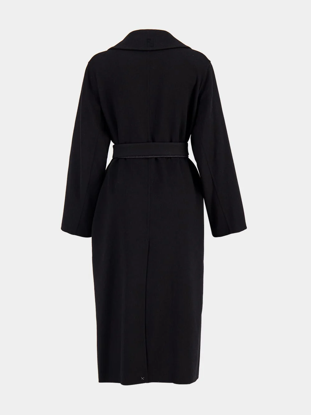 FF Black Wool Coat - Image 2