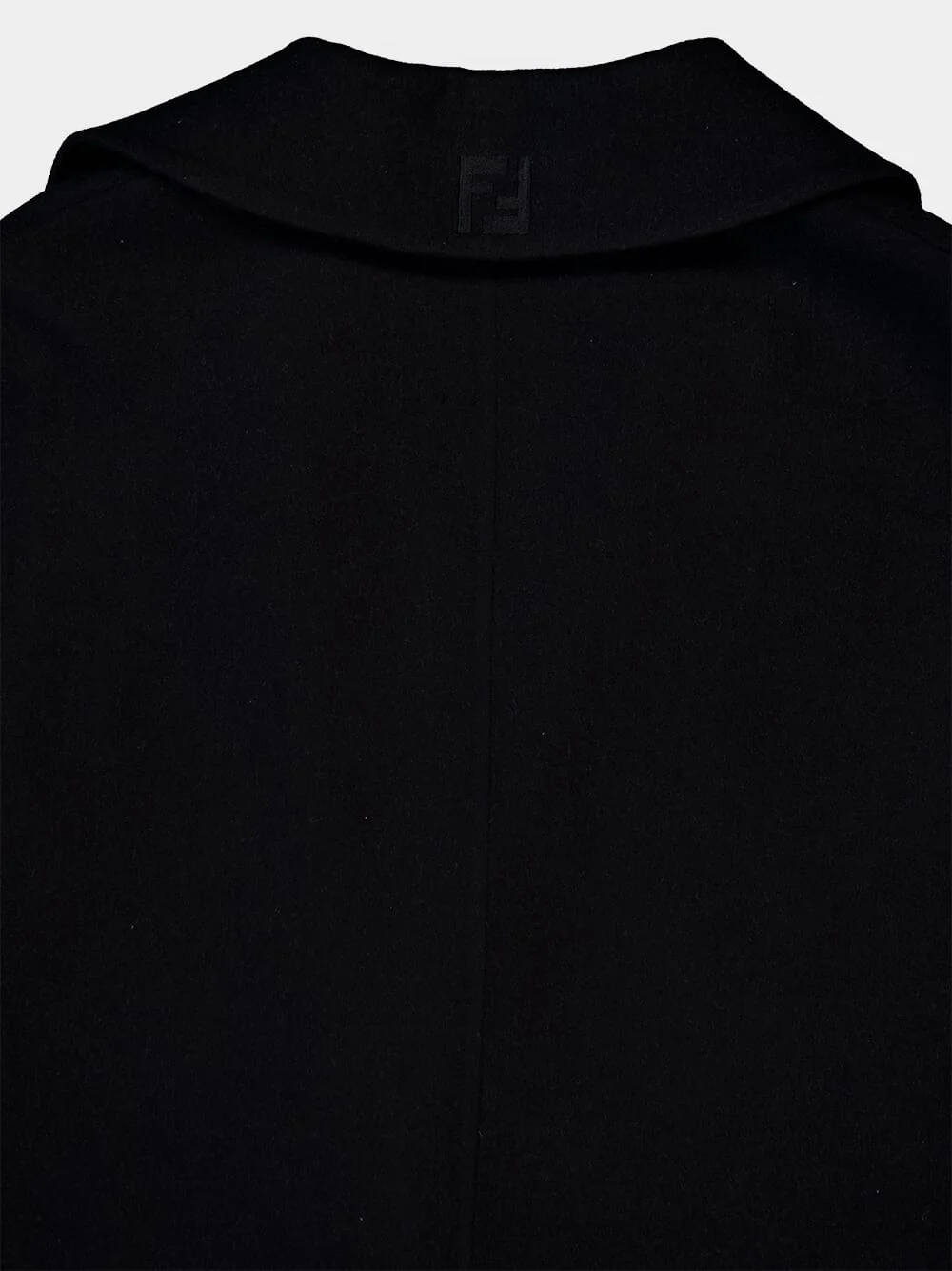 FF Black Wool Coat - Image 4