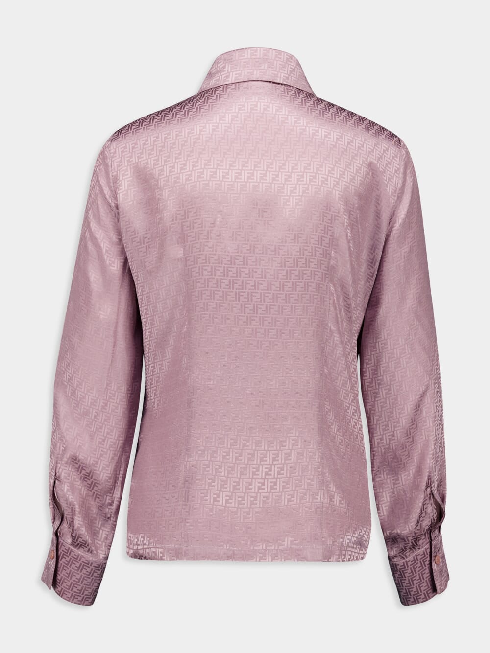 Mauve Pink Silk Shirt - Image 2