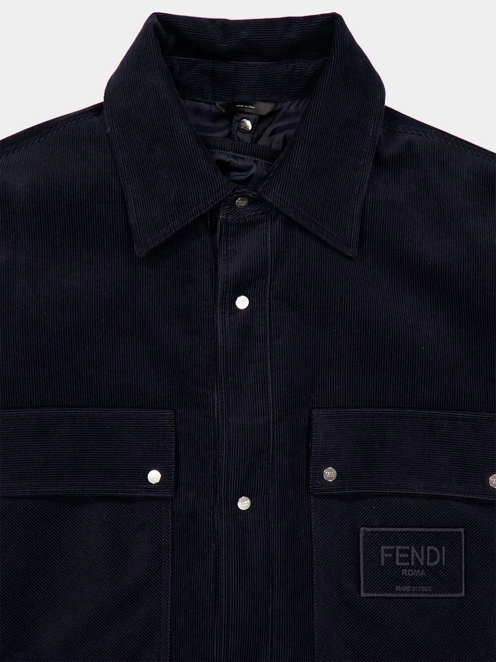 Navy Blue Corduroy Blouson - Image 4
