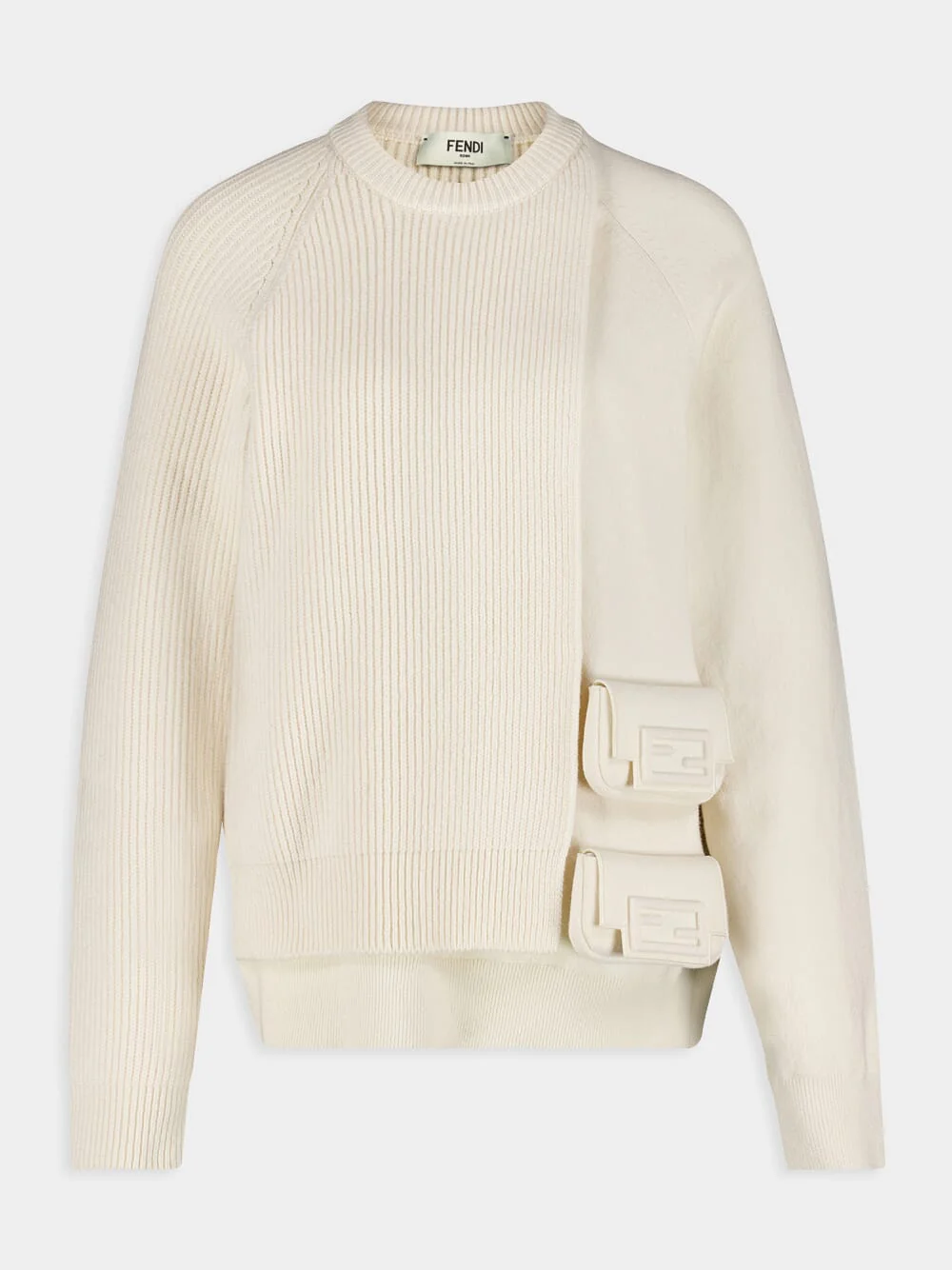 Pocket-Detailed Wool Cashmere Jumper