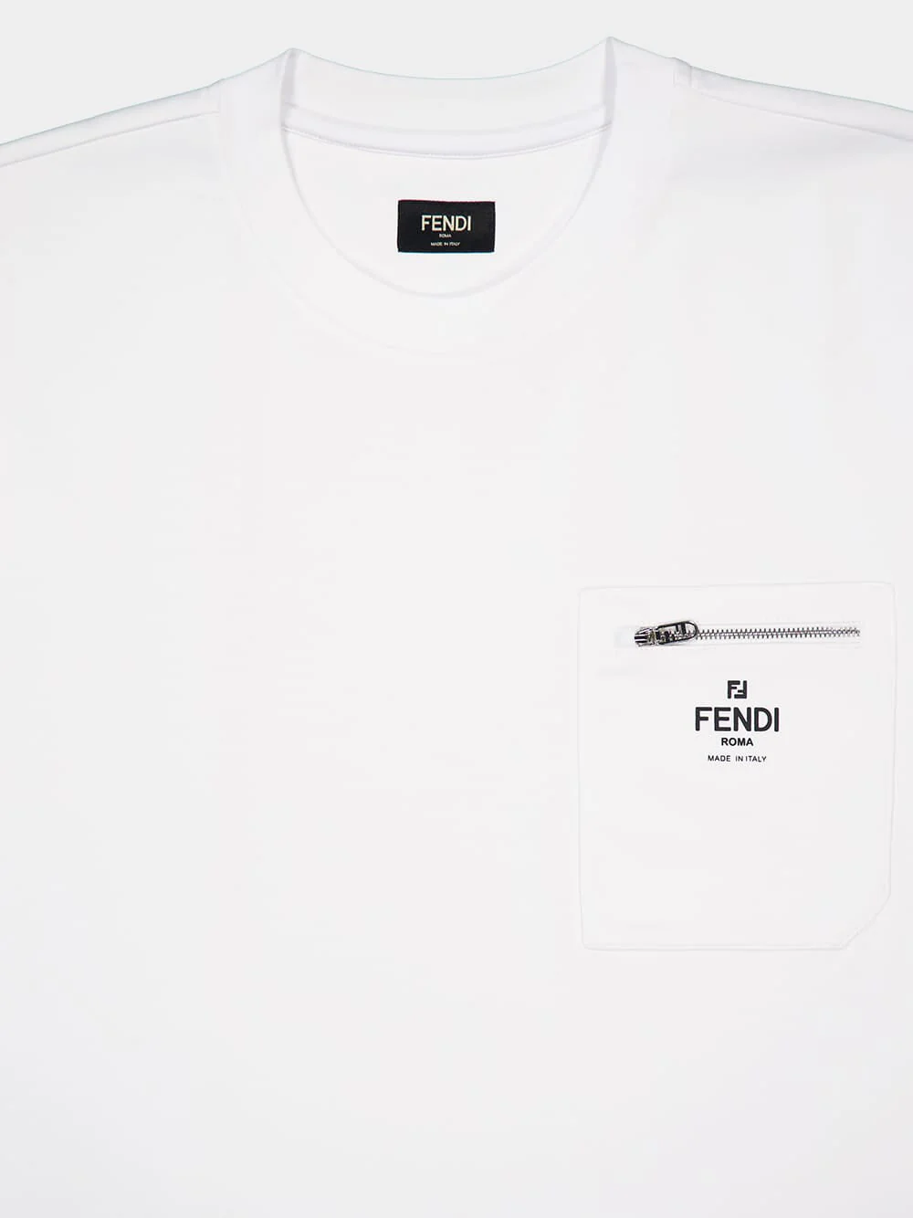 White Cotton T-Shirt - Image 3