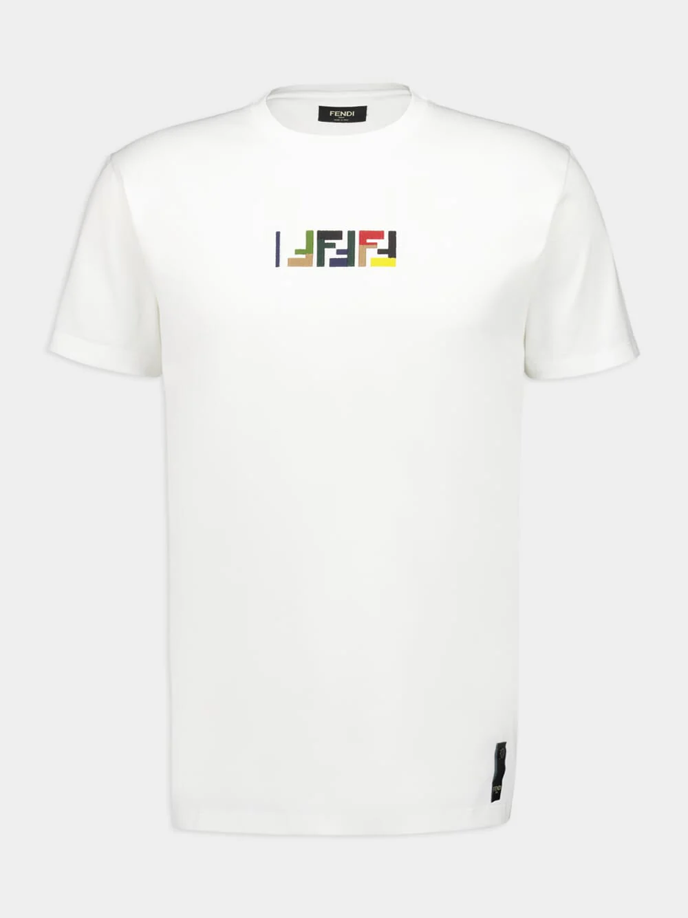 White FF Cotton T-Shirt