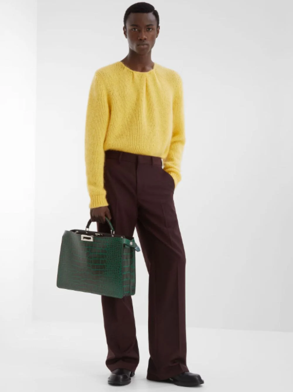 Yellow Mohair Jumper