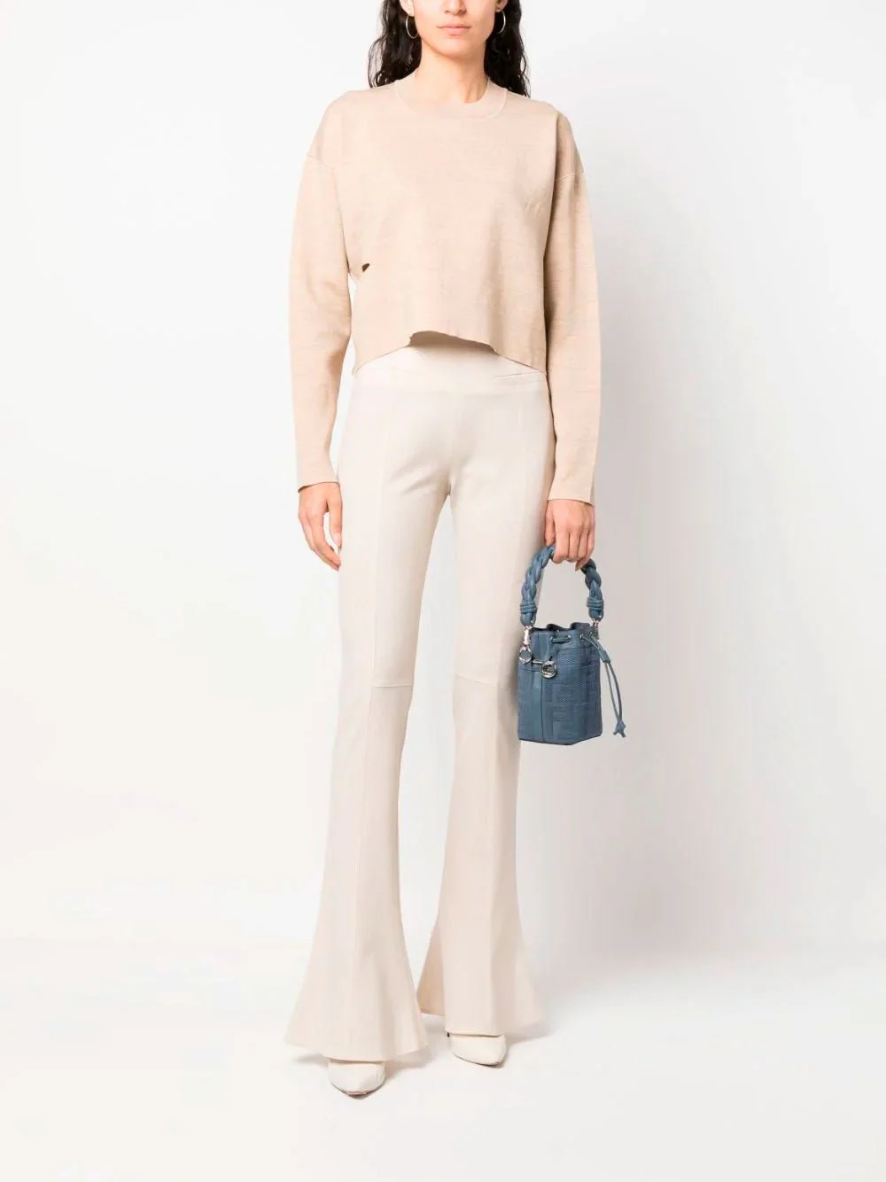 Cropped wool jumper - Image 2