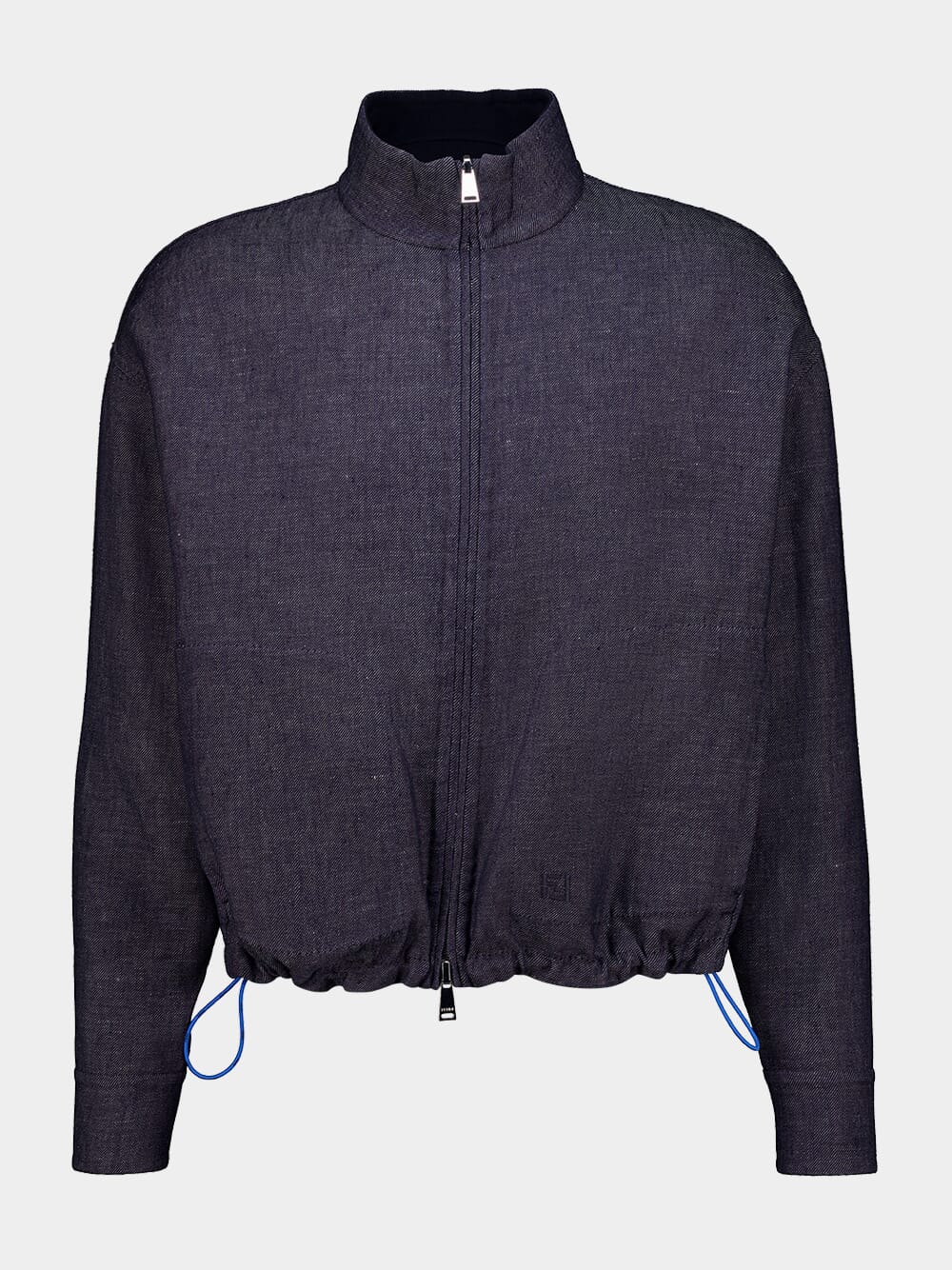 Dark Blue Reversible Denim Blouson - Image 2