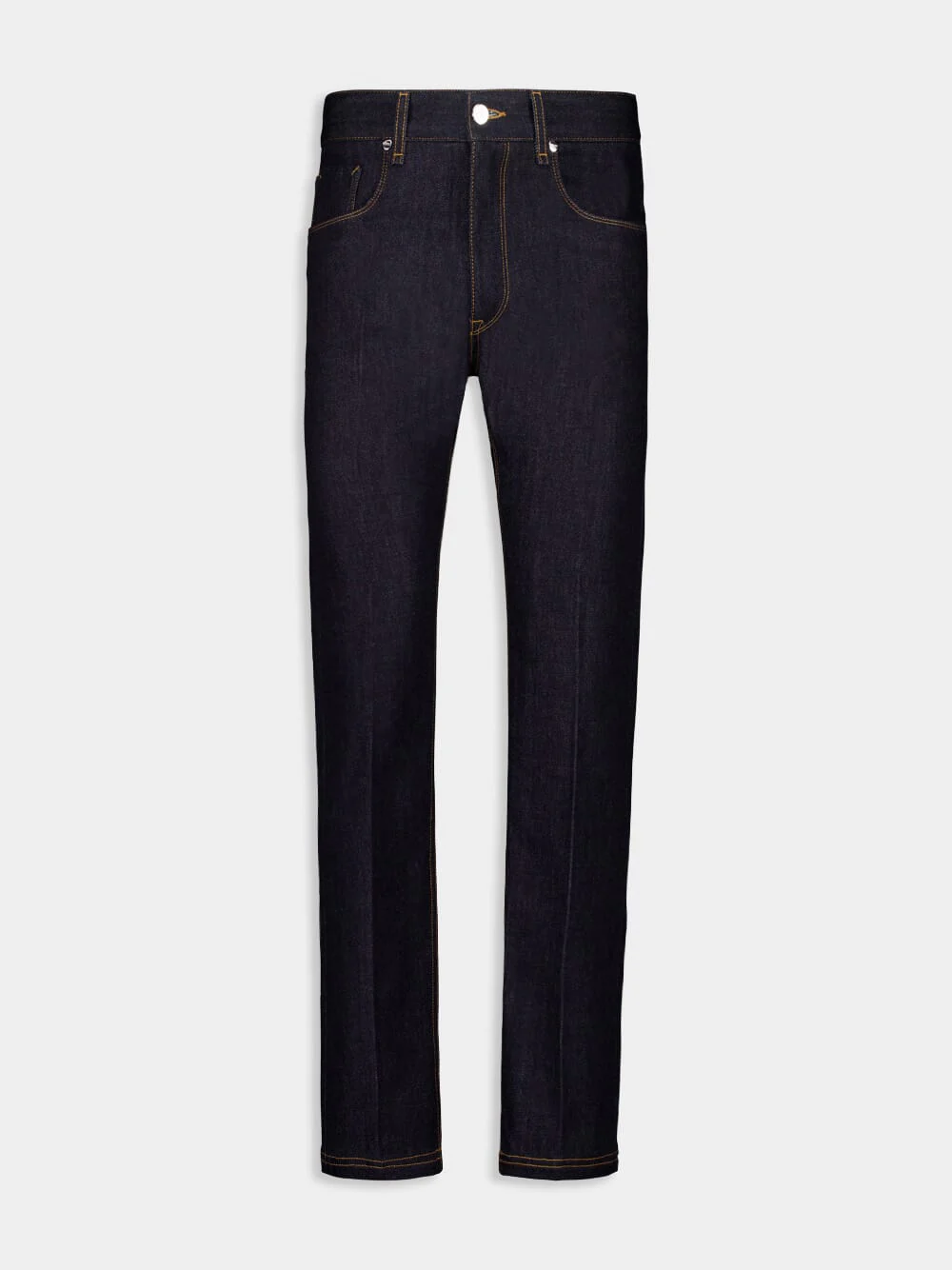 Dark Blue Selleria Straight-Leg Jeans