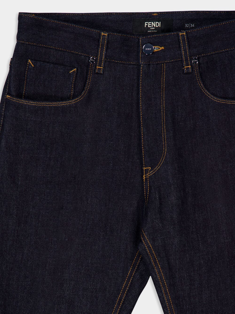 Dark Blue Selleria Straight-Leg Jeans - Image 3