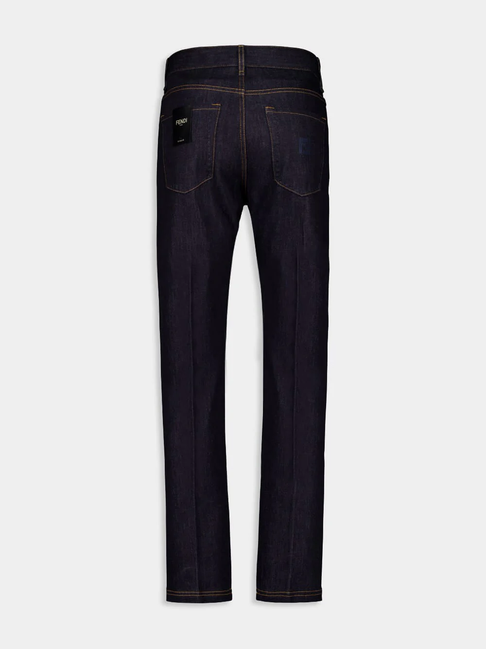 Dark Blue Selleria Straight-Leg Jeans - Image 6