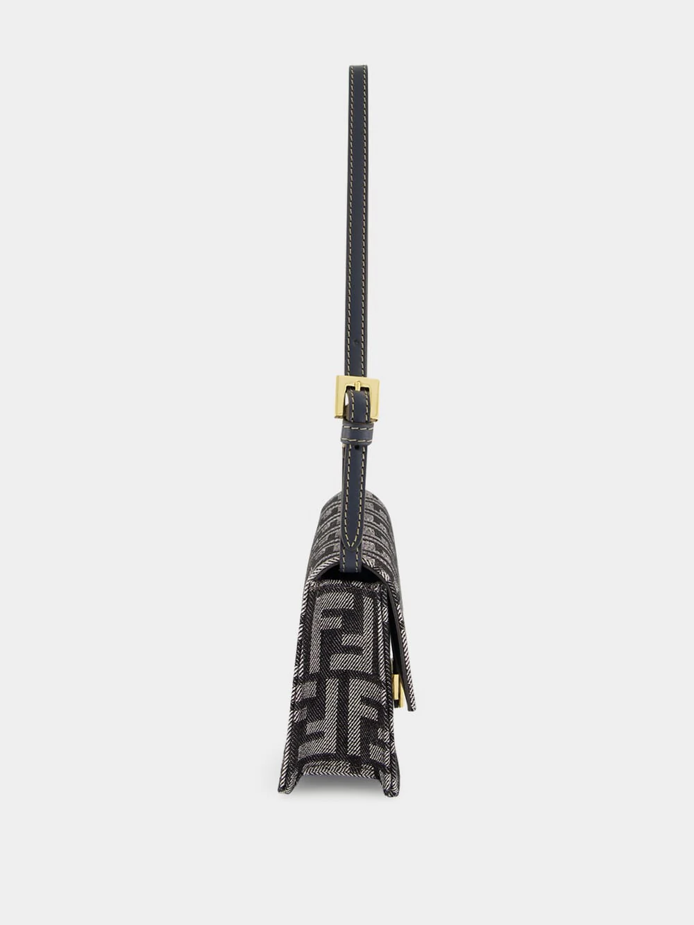 Dark Blue Wallet On Chain Baguette - Image 4