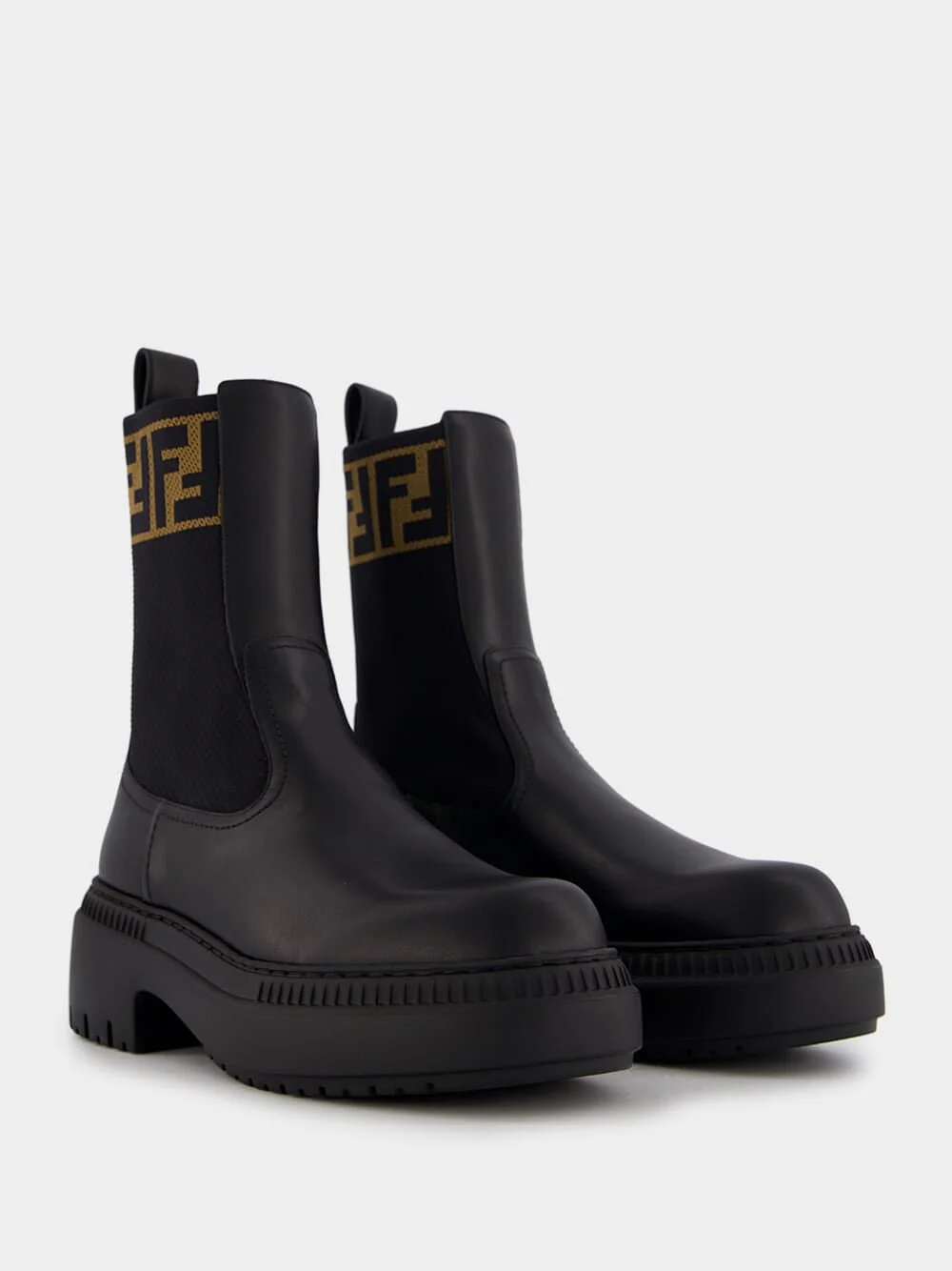 Domino Leather Biker Boots - Image 3