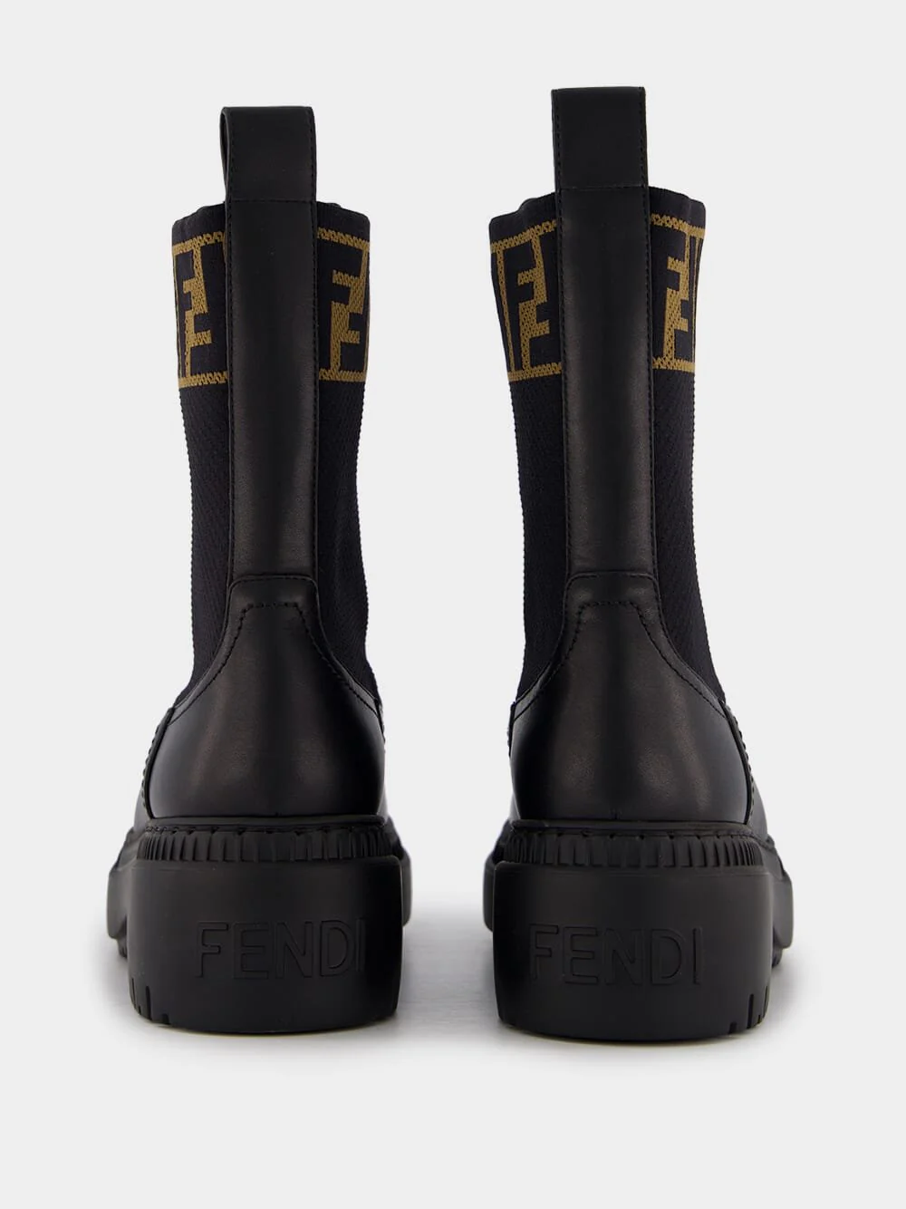 Domino Leather Biker Boots - Image 4