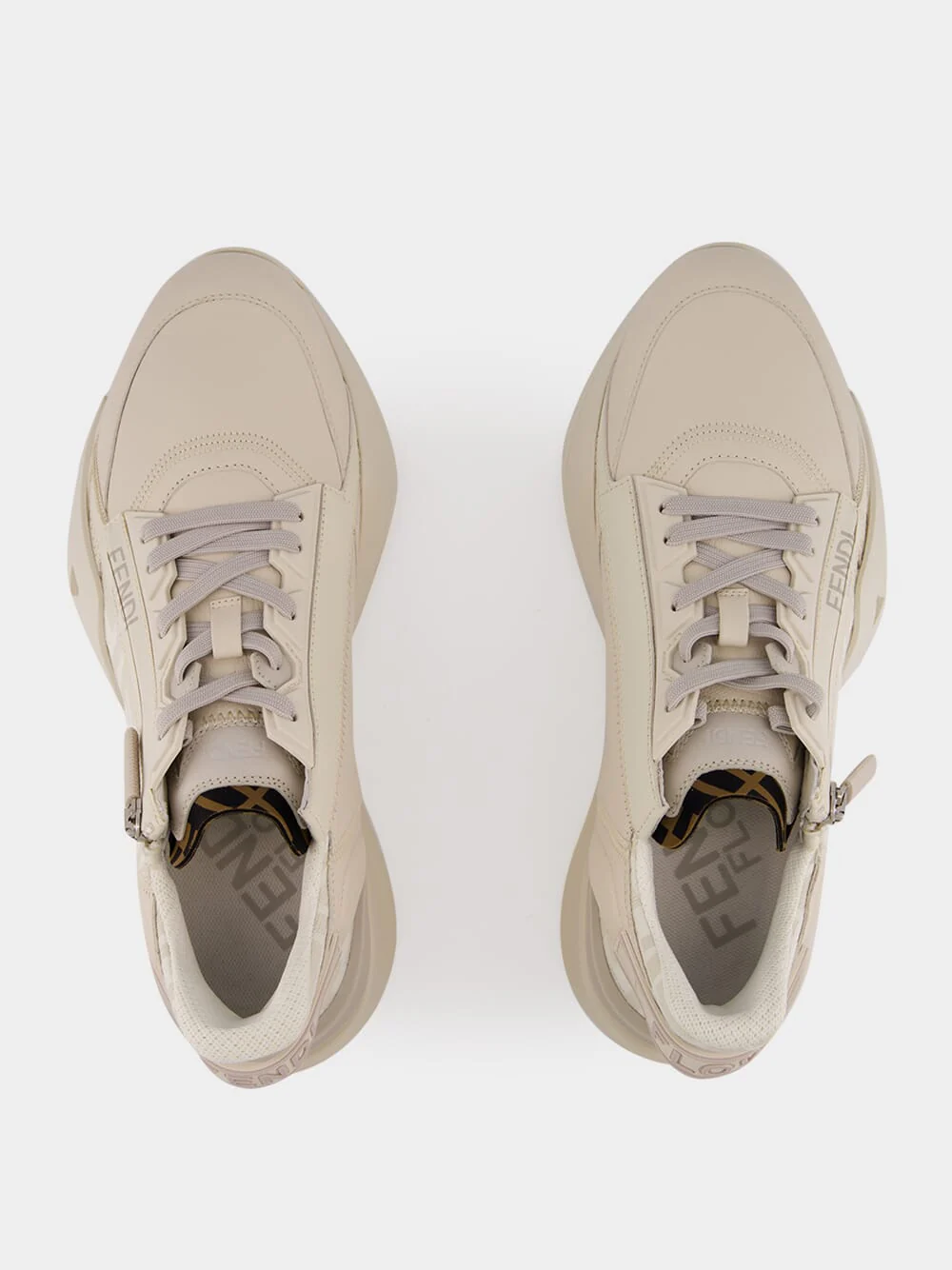 Flow White Low-Top Sneakers - Image 4