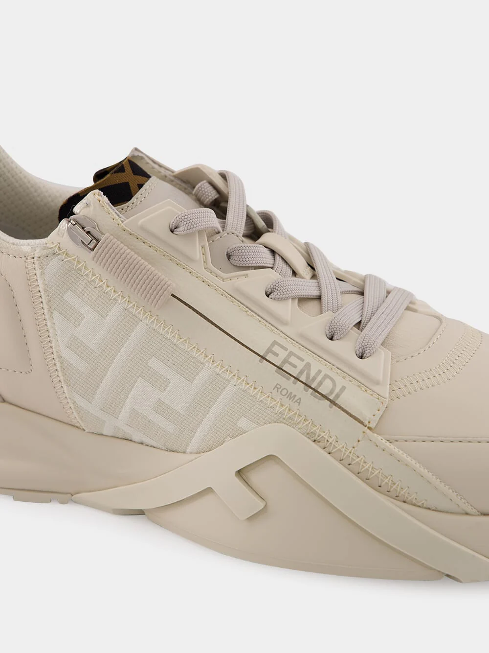 Flow White Low-Top Sneakers - Image 6