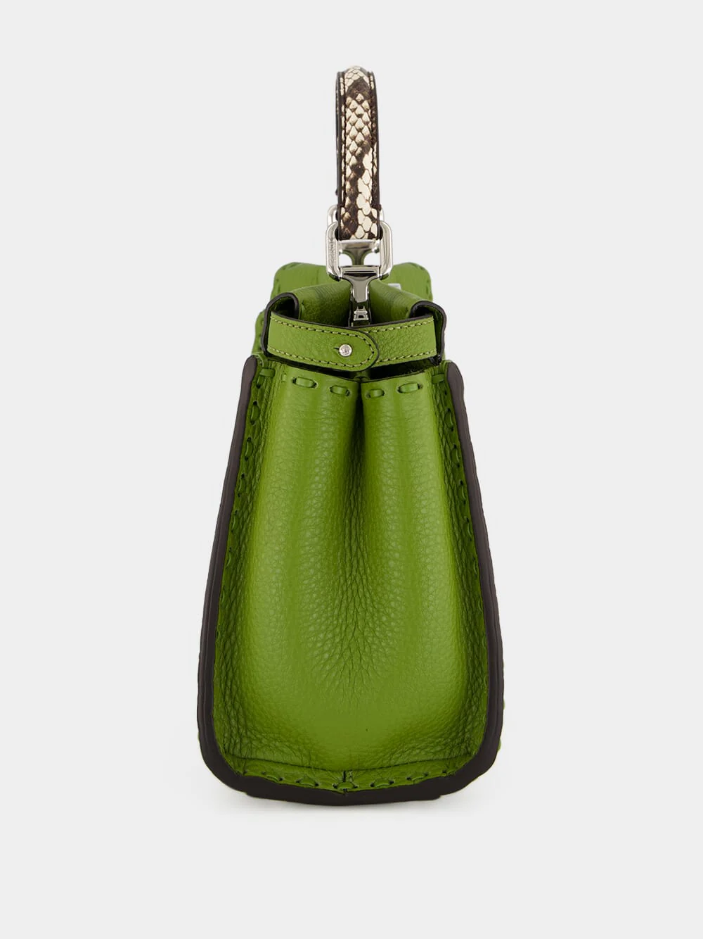 Green Peekaboo Mini Leather Bag - Image 4