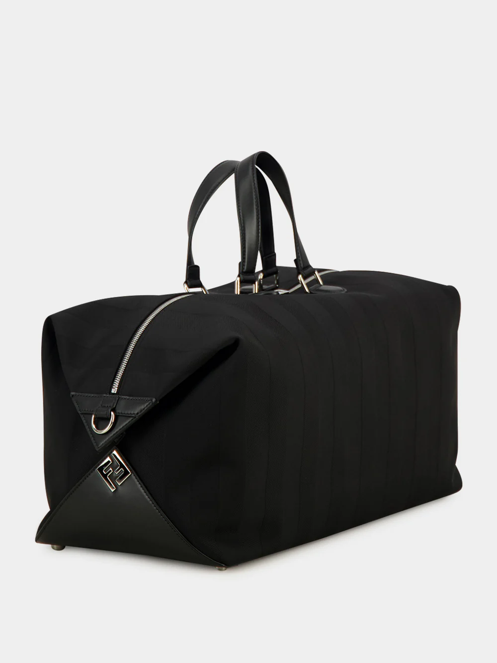 Black Lui 48 Pequin Nylon Duffle Bag - Image 4