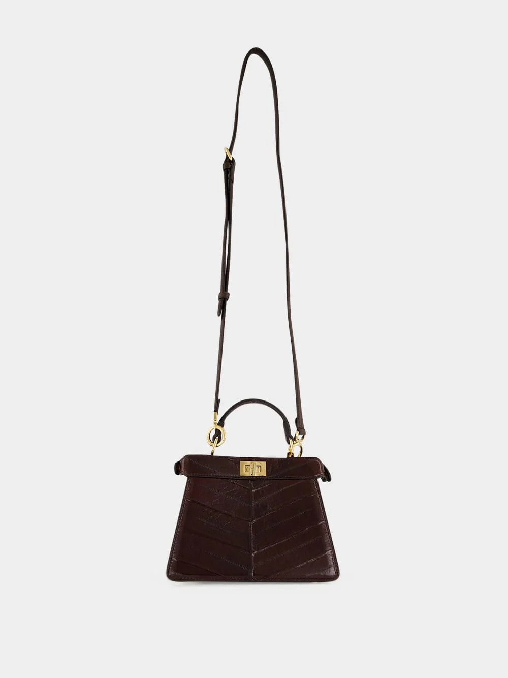 Brown Peekaboo ISeeU Petite Bag - Image 2