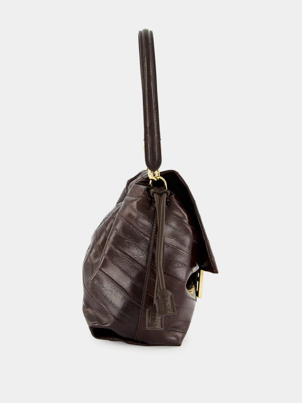 Large Brown Hagfish Leather Mamma Baguette - Image 3