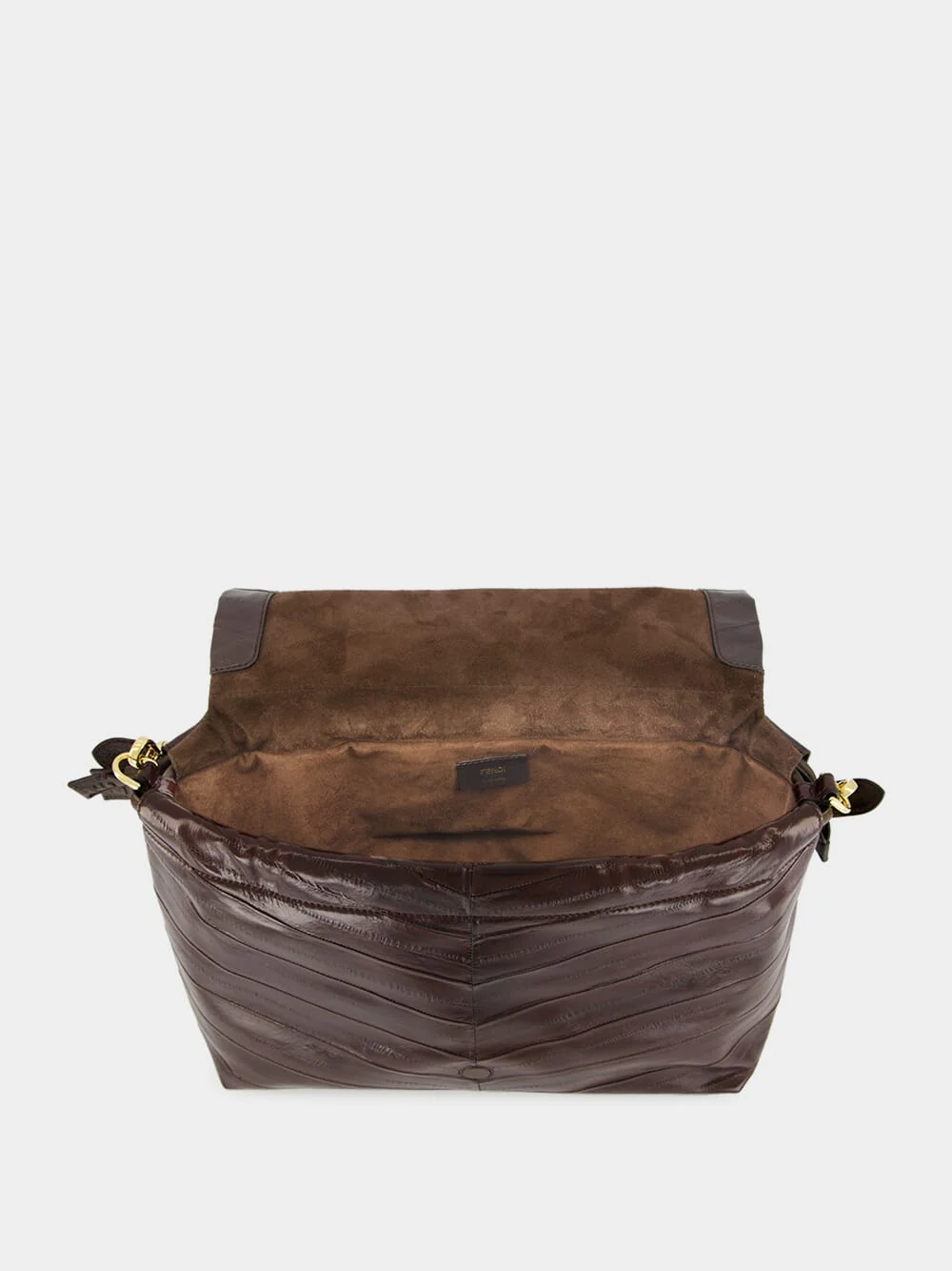 Large Brown Hagfish Leather Mamma Baguette - Image 4