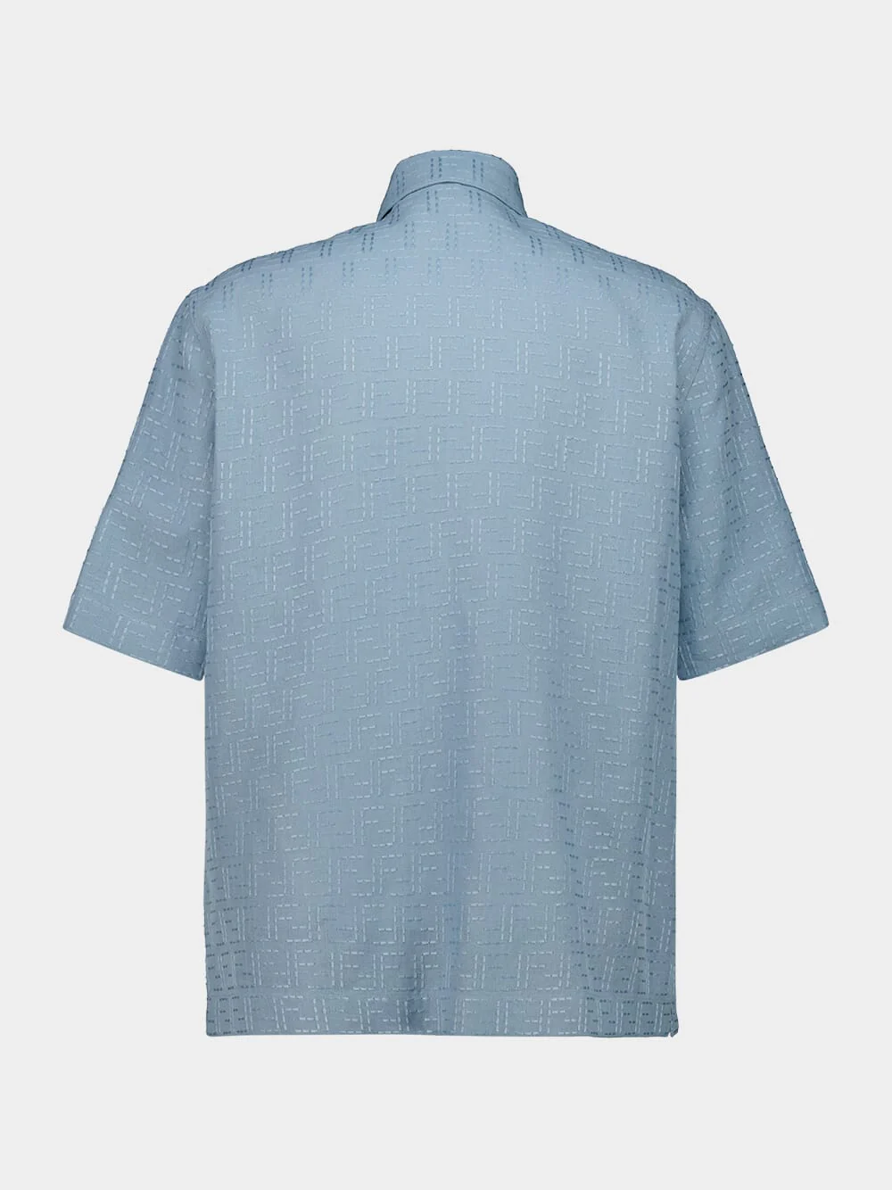 Light Blue FF Jacquard Shirt - Image 2