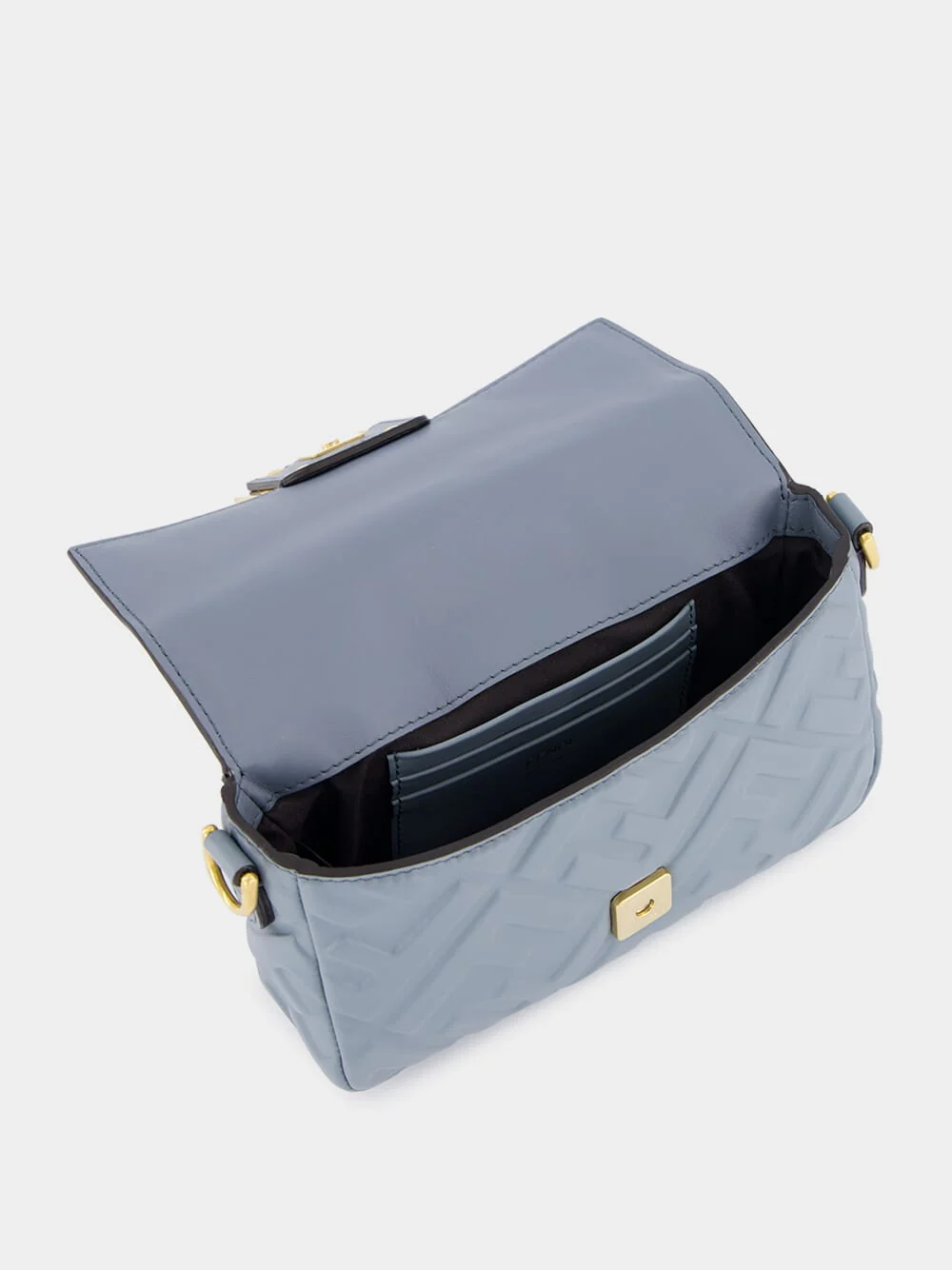 Mercury Blue Mini Baguette Bag - Image 6