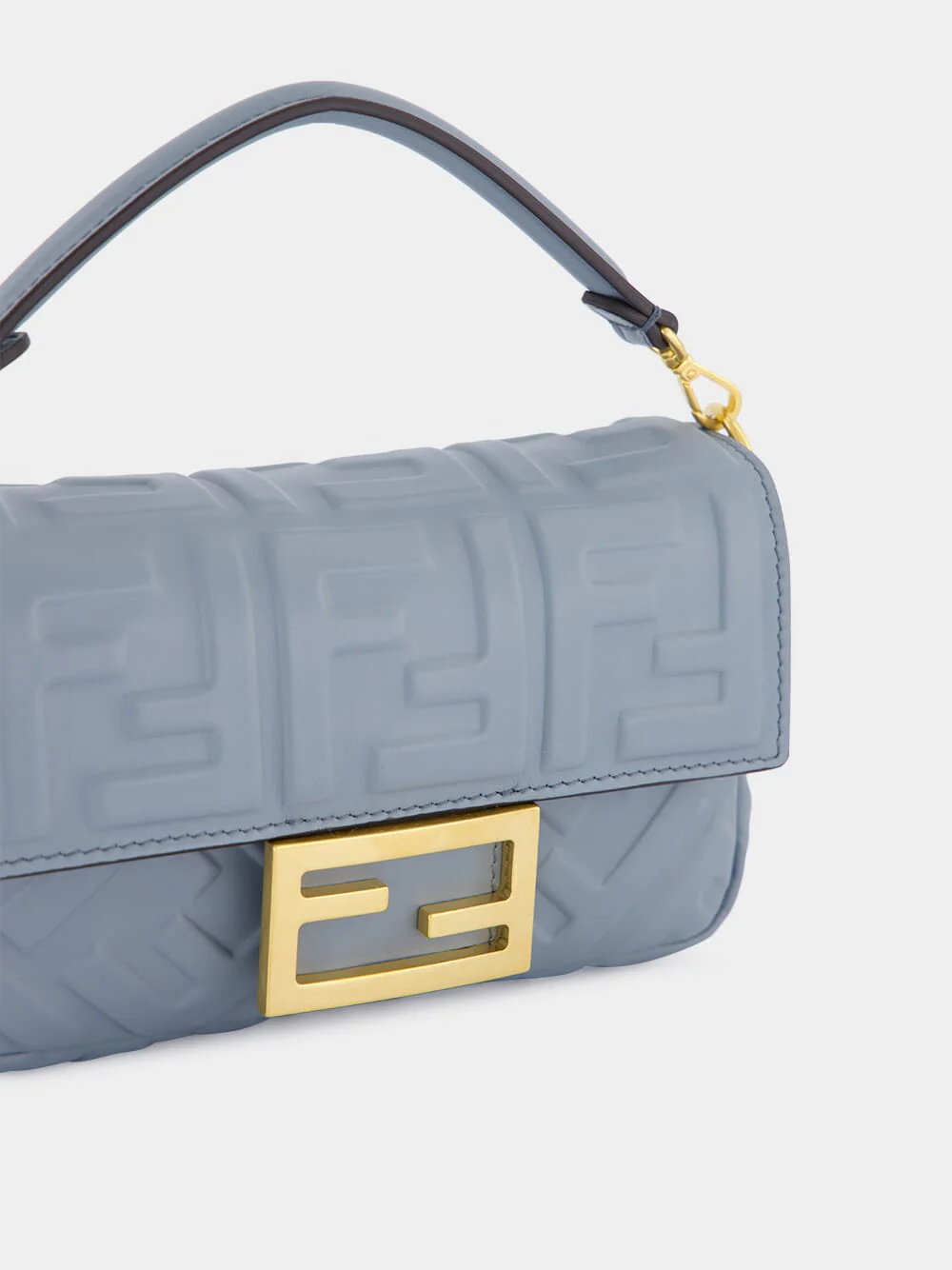 Mercury Blue Mini Baguette Bag - Image 7