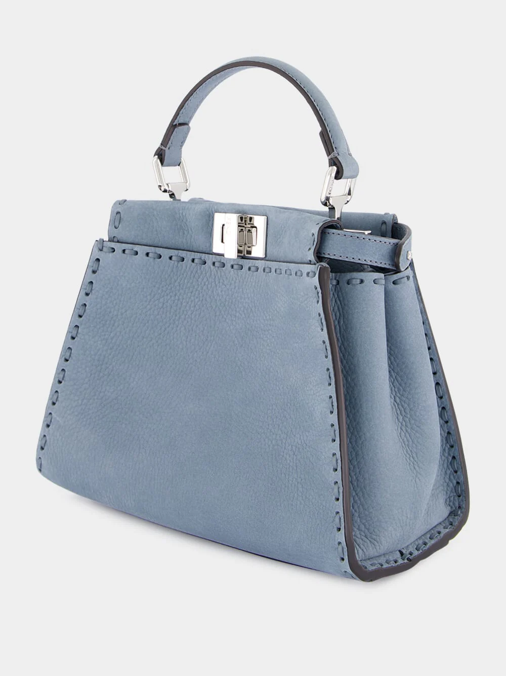 Mercury Blue Peekaboo Mini Selleria Bag - Image 5