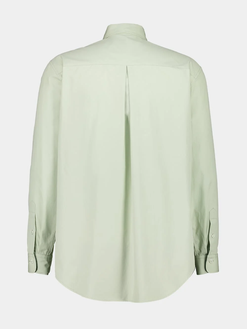 Mint Green Cotton Utility Shirt - Image 2