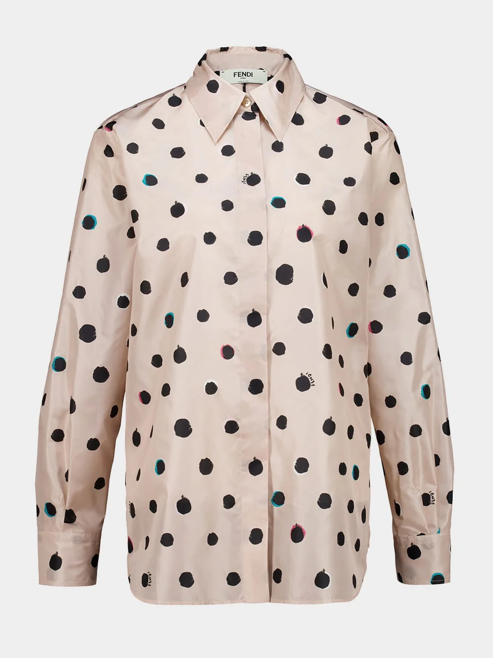 Mou Dots Printed Long-Sleeve Shirt