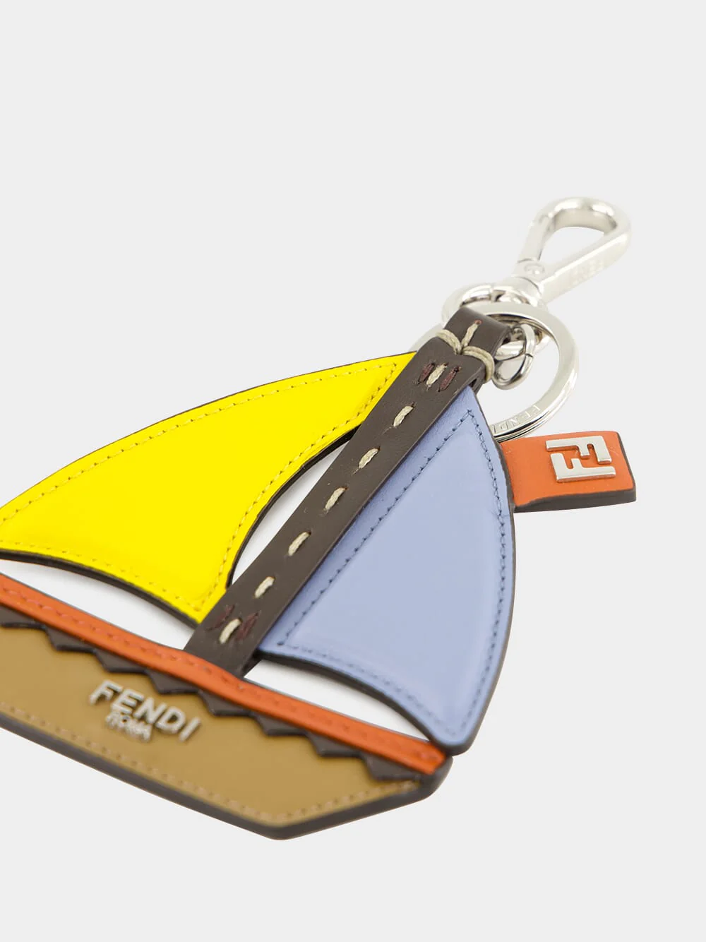 Multicolour Boat Leather Bag Charm - Image 4