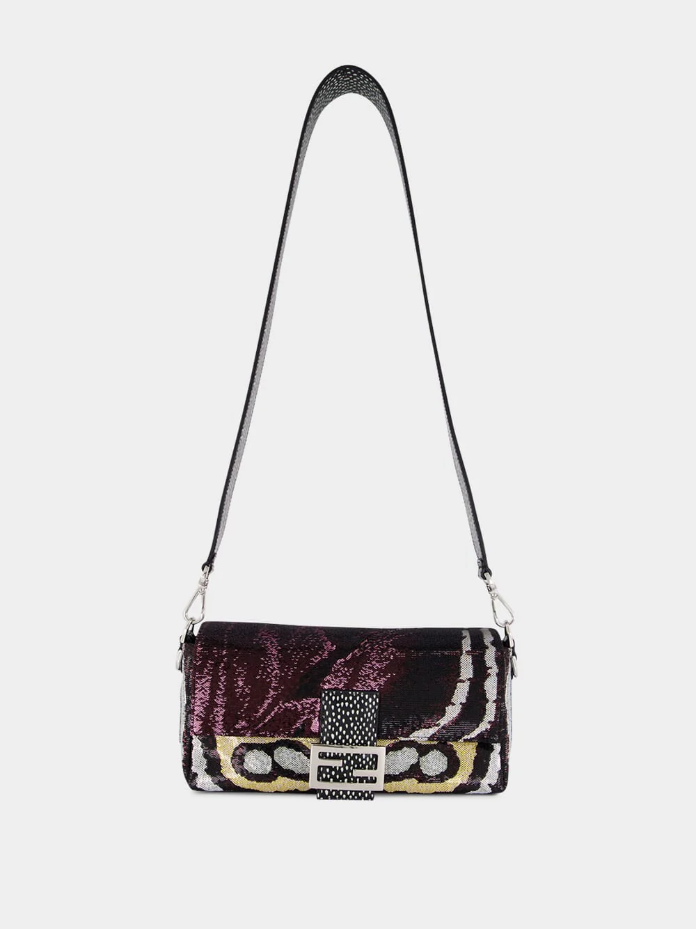 Multicolour Night Butterfly Sequin Baguette® Bag - Image 3