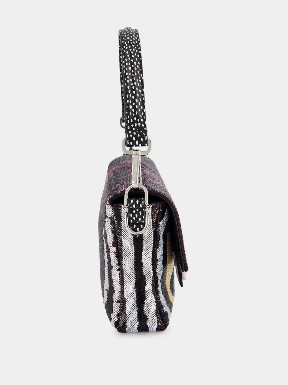 Multicolour Night Butterfly Sequin Baguette® Bag - Image 6