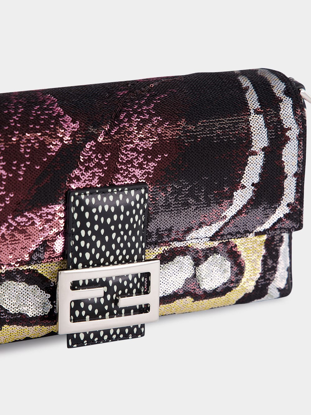 Multicolour Night Butterfly Sequin Baguette® Bag - Image 9
