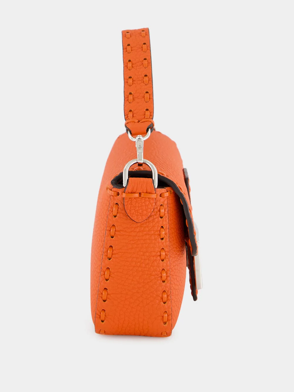 Orange Baguette Mini Selleria Bag - Image 5
