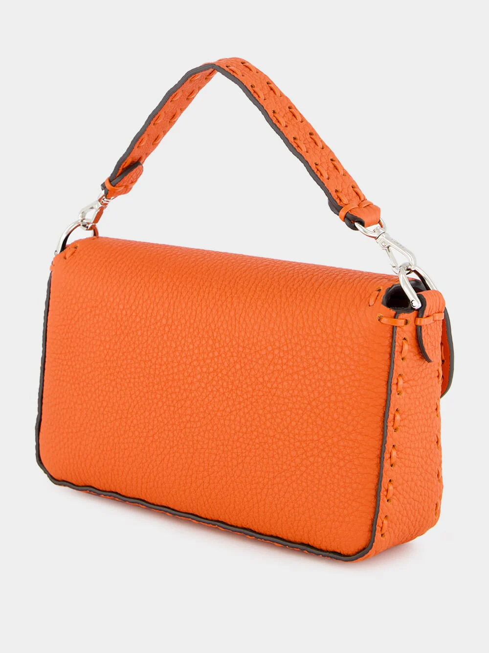Orange Baguette Mini Selleria Bag - Image 6