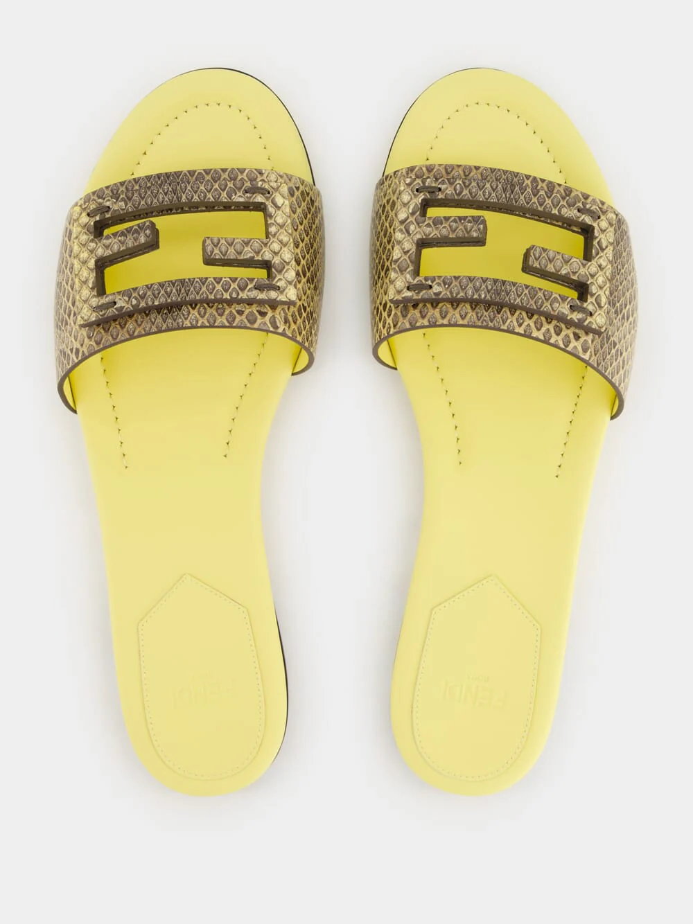 Pale Yellow Ayers Baguette Slides - Image 4
