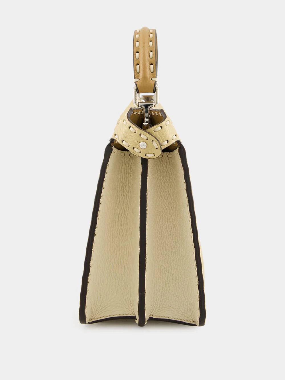Peekaboo ISeeU Small Selleria Bag in Beige - Image 5