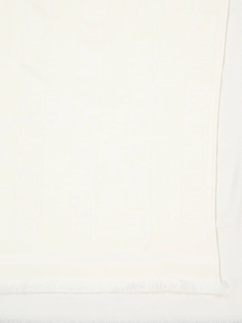 Ivory FF Wool Silk Poncho - Image 4