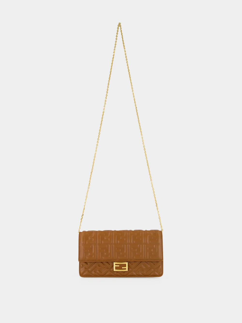Sellier Brown FF Wallet On Chain Baguette - Image 3