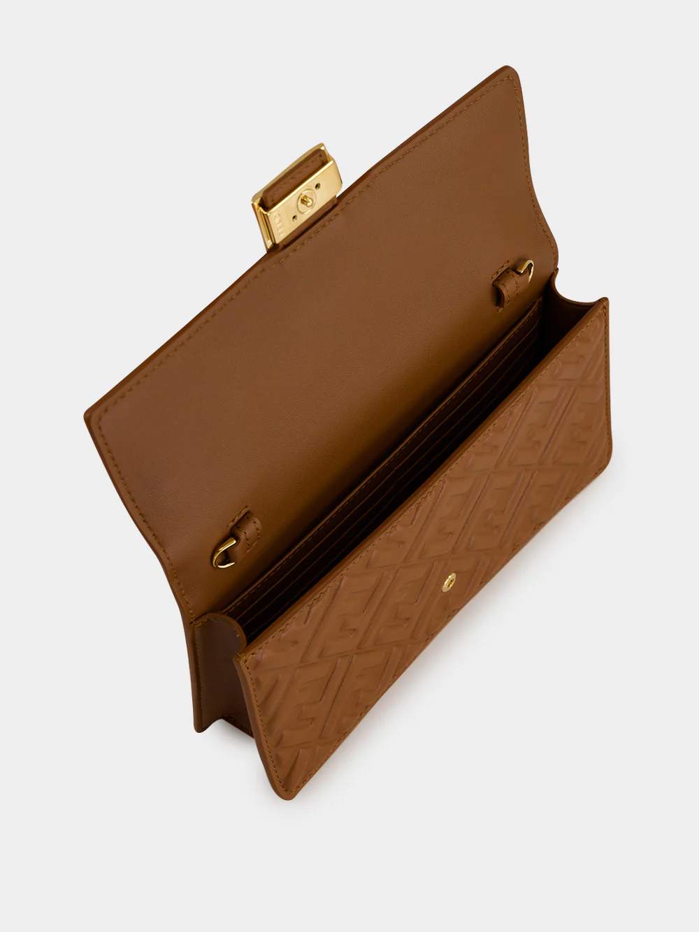 Sellier Brown FF Wallet On Chain Baguette - Image 7