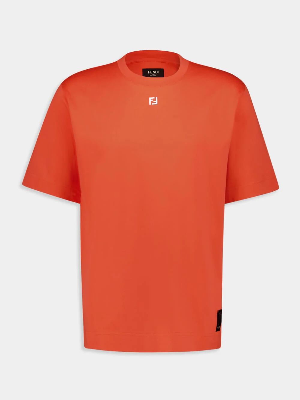 Cotton T-Shirt with FF Detail