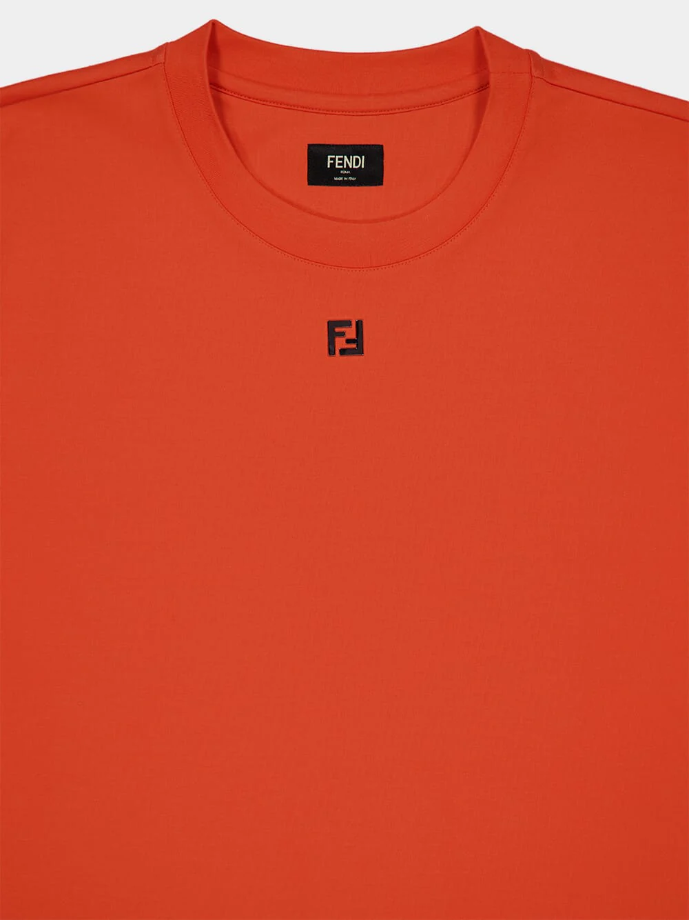 Cotton T-Shirt with FF Detail - Image 3