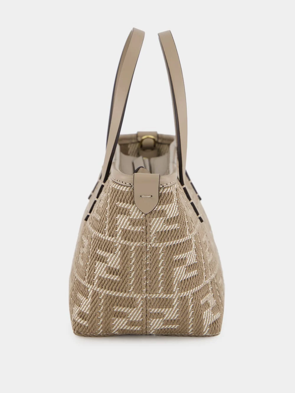 Roll Mini Dove Grey FF Jacquard Mini Bag - Image 11