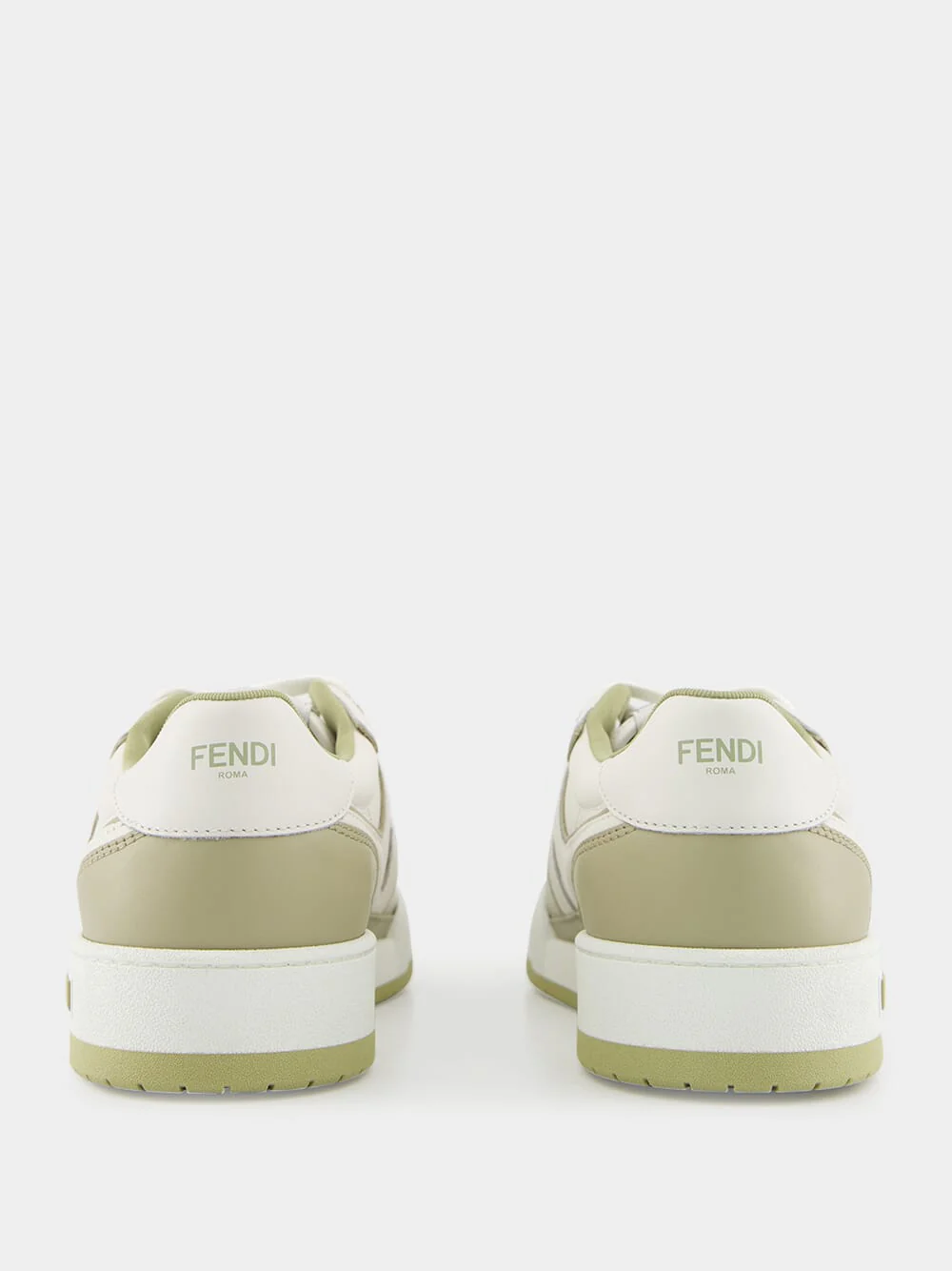 Sage Match Leather Sneakers - Image 5