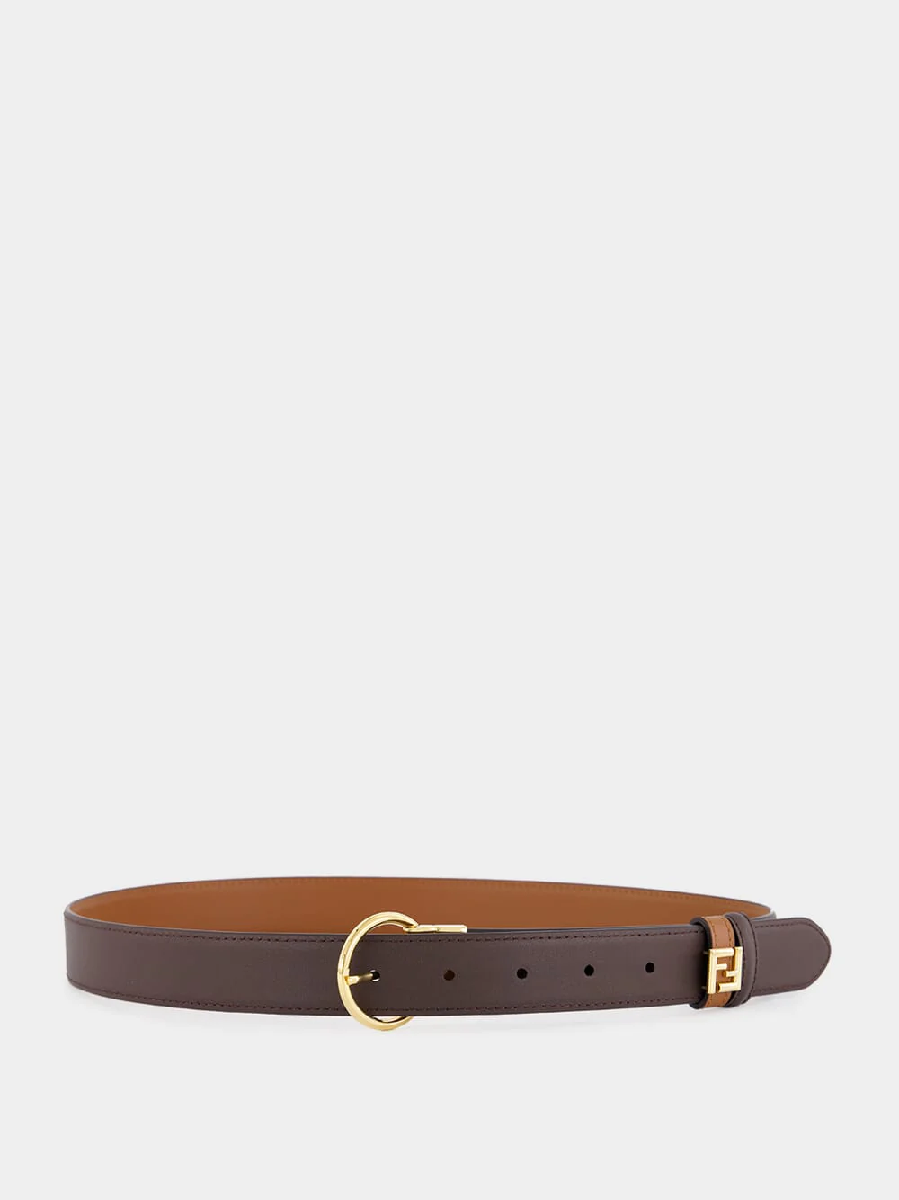 Sellier and Chocolate Reversible Belt - Image 2