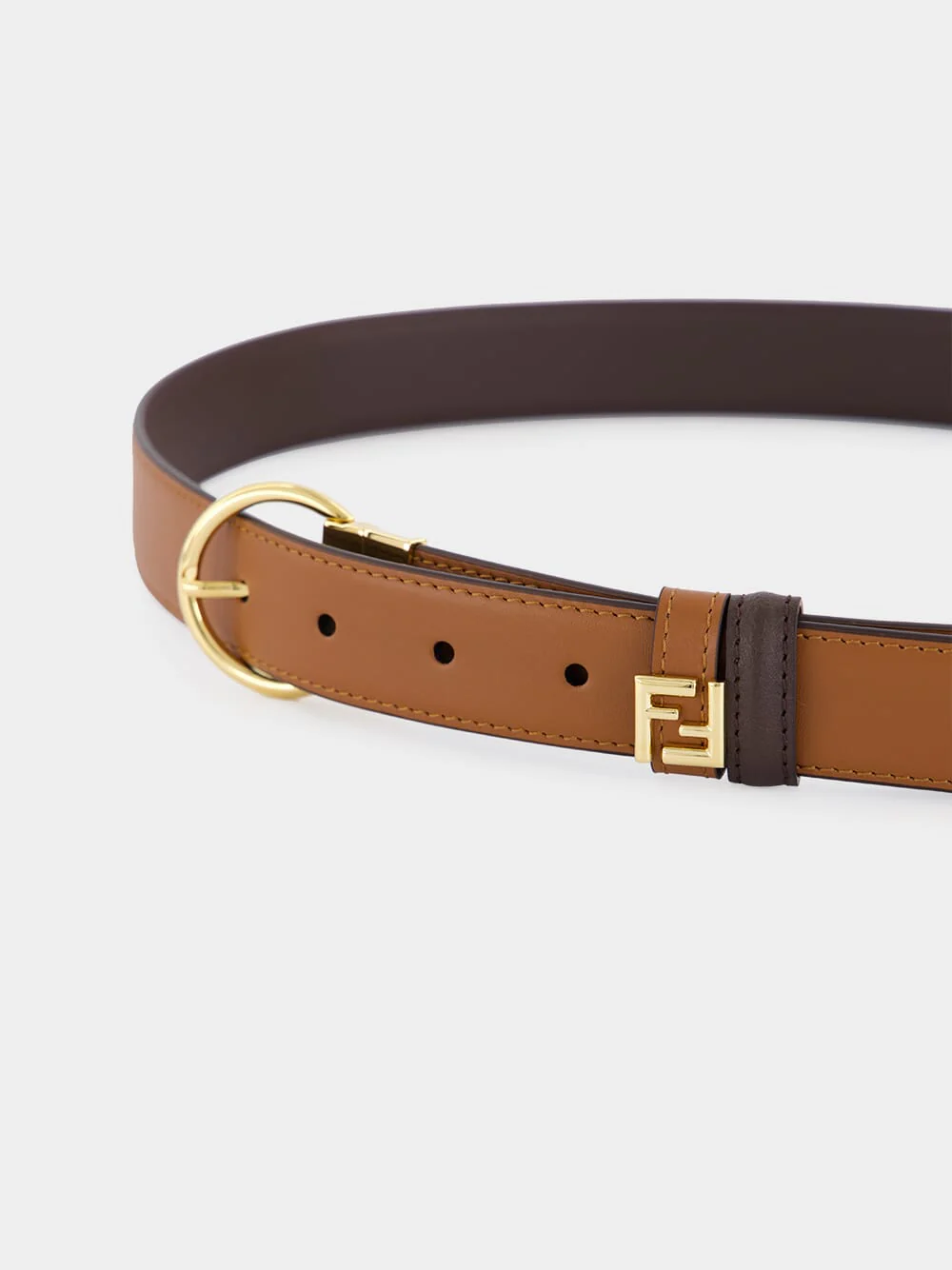 Sellier and Chocolate Reversible Belt - Image 4